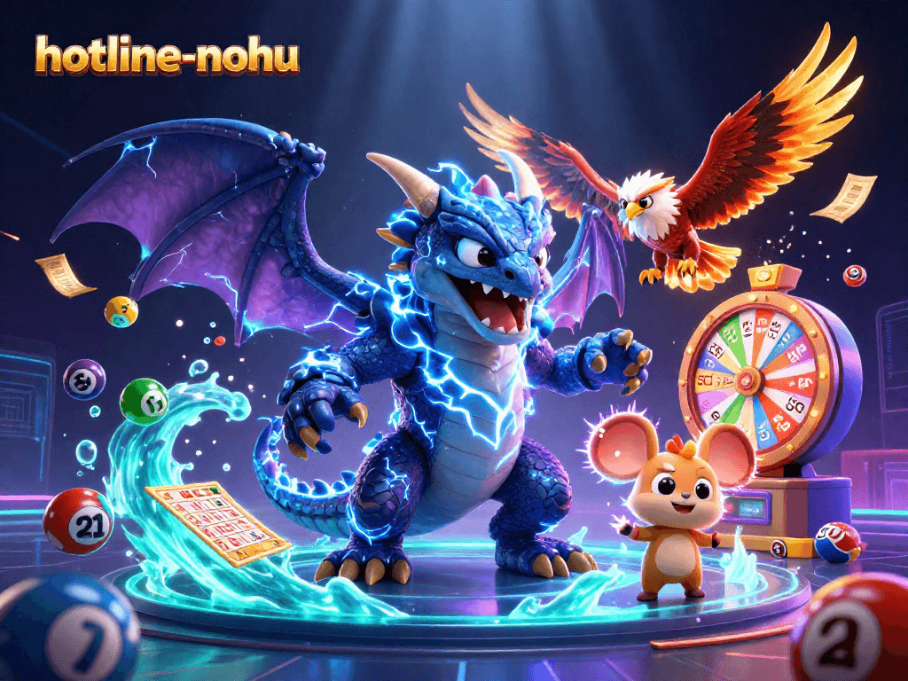 Experience electrifying wins with hotline-nohu in vibrant 3D action, featuring dynamic gambling elements.