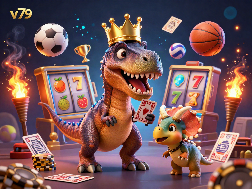 Experience thrilling gameplay at v79 with dynamic characters in an engaging casino scene featuring vibrant gambling elements.