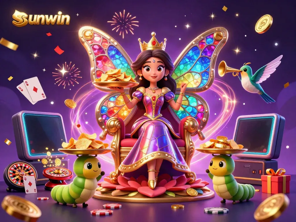 Experience the magic of sunwin with dynamic slot games and vibrant casino elements.