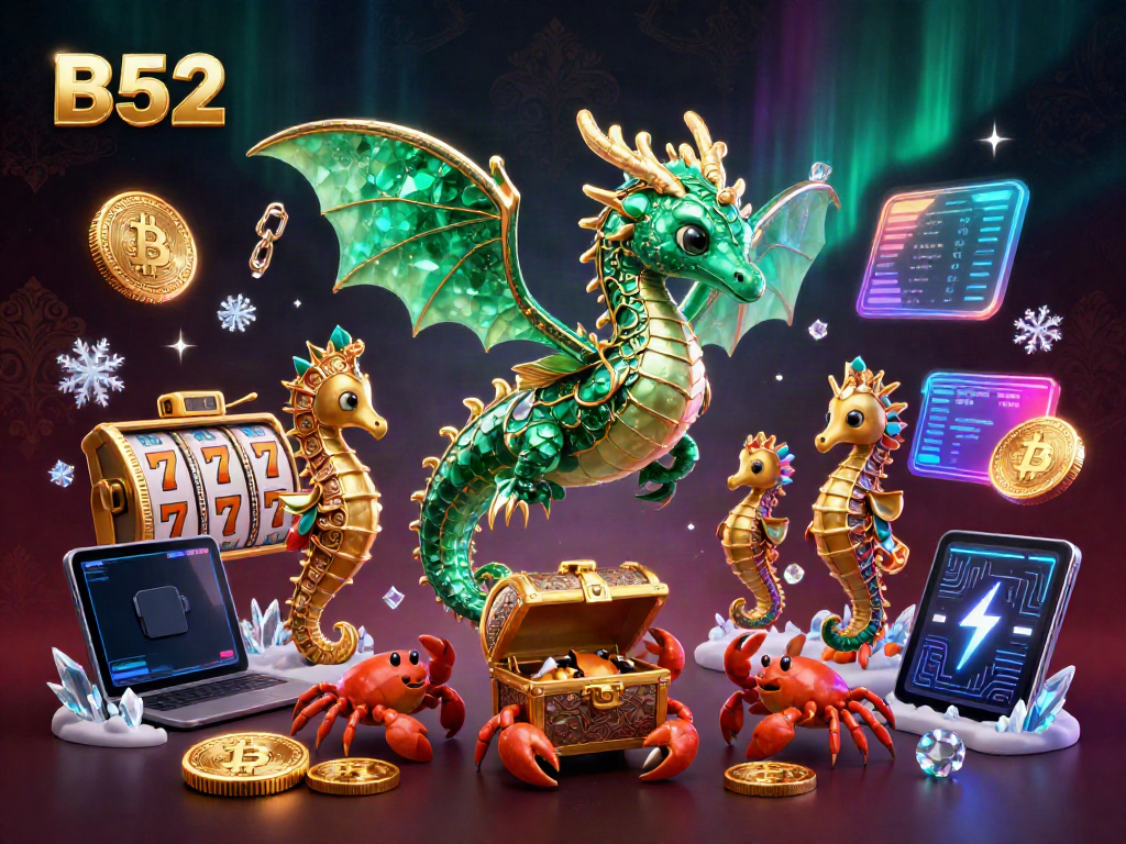 Experience thrilling slots fusion with B52's dynamic 3D dragon and golden treasures.