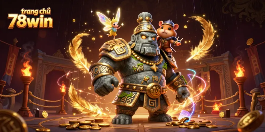 Experience thrilling action and magic at trang chủ 78win with golem guardian and fairy companion.