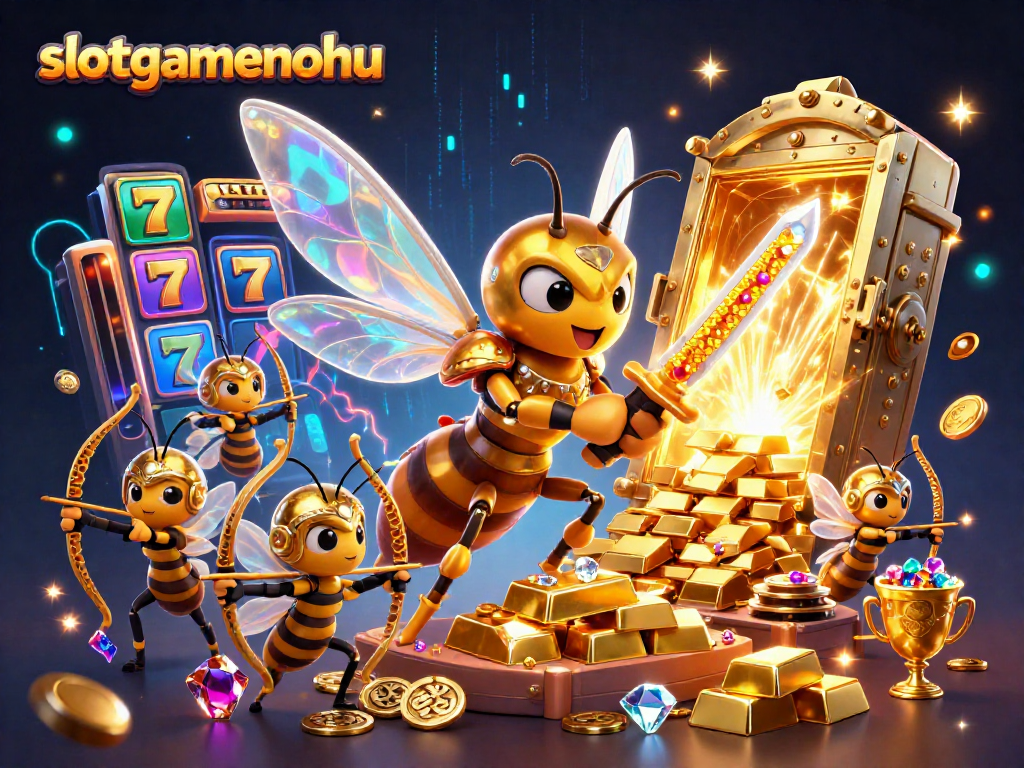Experience vibrant jackpots and adventure with slotgamenohu's dynamic casino illustrations.