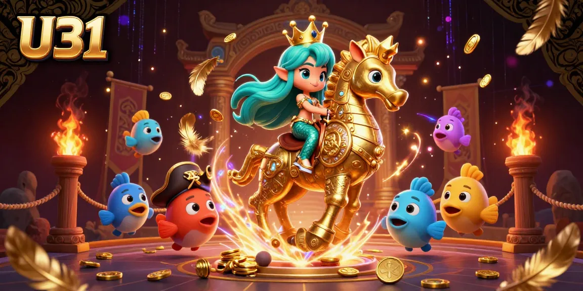 Experience the thrills of U31 by diving into this vibrant illustration showcasing casino excitement.