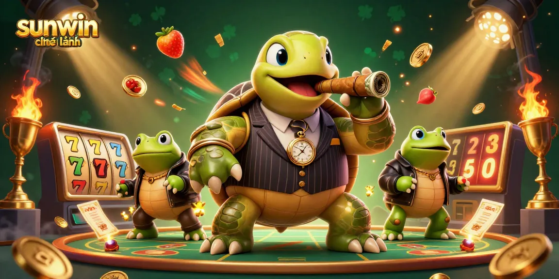 Experience thrilling gameplay at sunwin chính hãng with a vibrant casino scene featuring dynamic characters and elements.