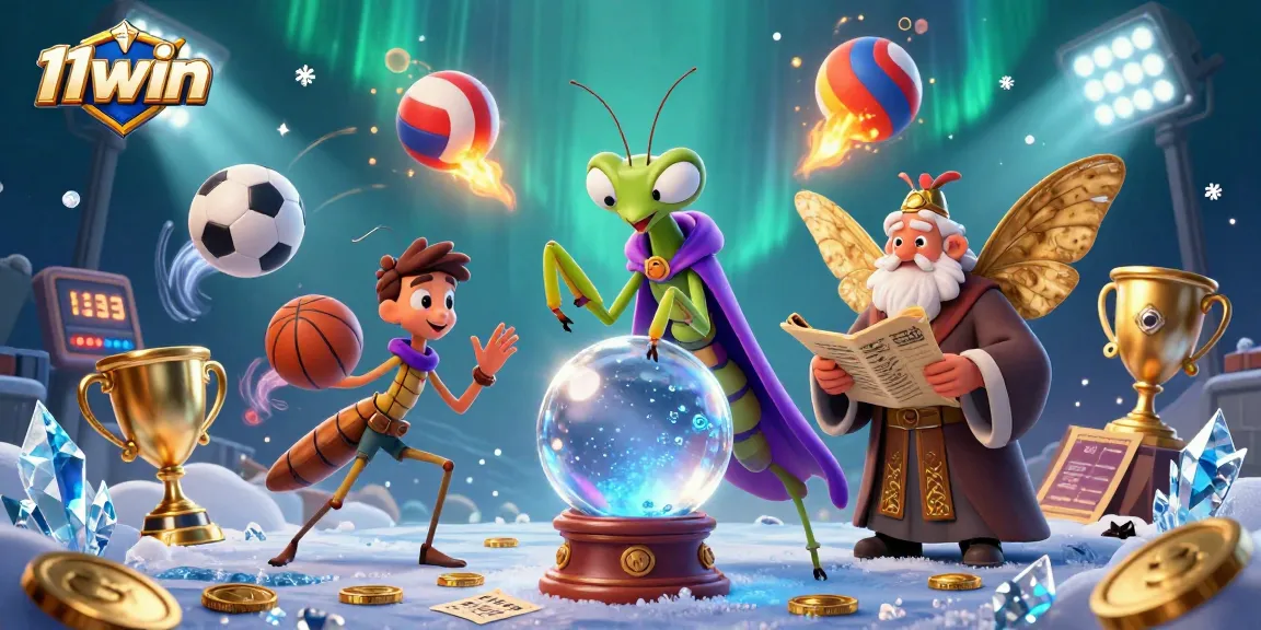 Engage with the vibrant world of 11win sports betting featuring dynamic characters and betting elements.