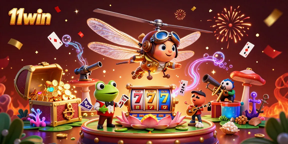Experience the excitement of 11win with vivid 3D casino action in an underwater world.