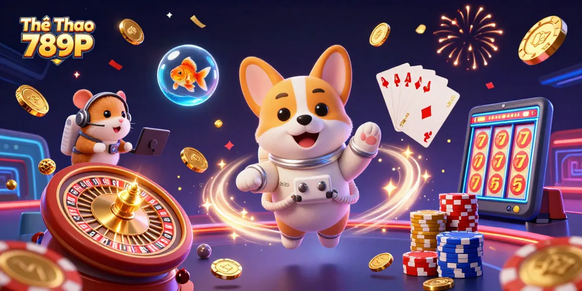 Experience thrilling gameplay at Thể Thao 789P with exciting casino action in a cosmic setting.